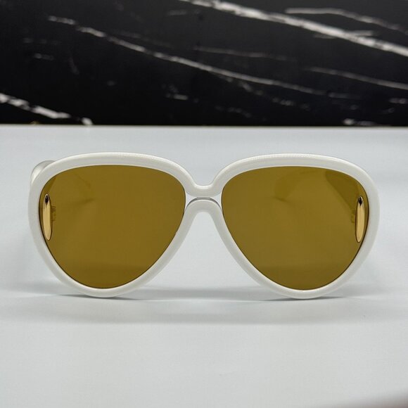 NEW LOEWE LW40132I 25G WHITE/GOLD UNISEX SUNGLASSES LOEWE main image 4